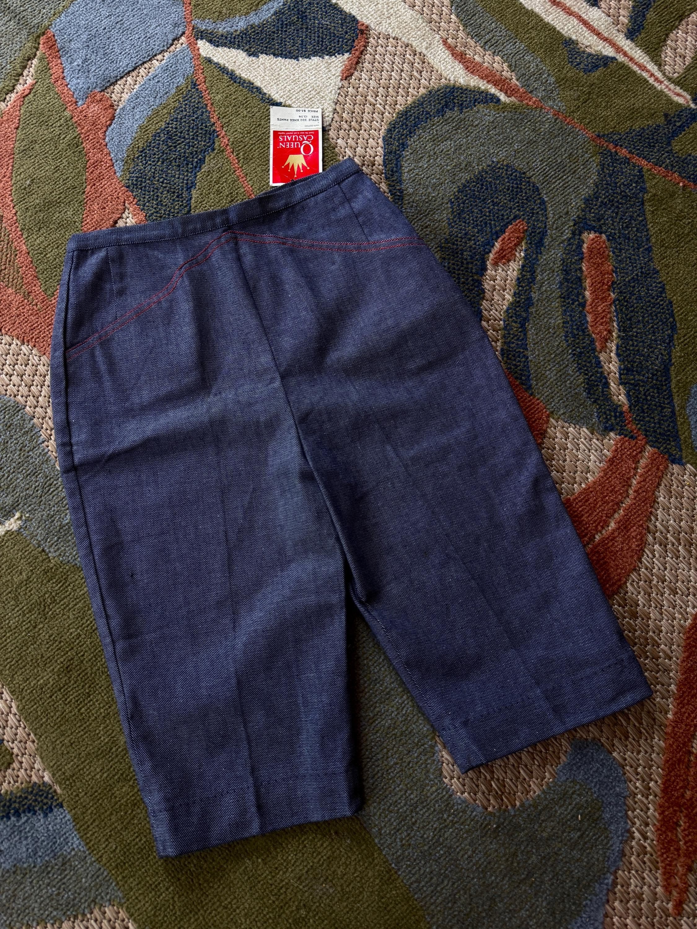 1950s deadstock denim Capris, photo 1